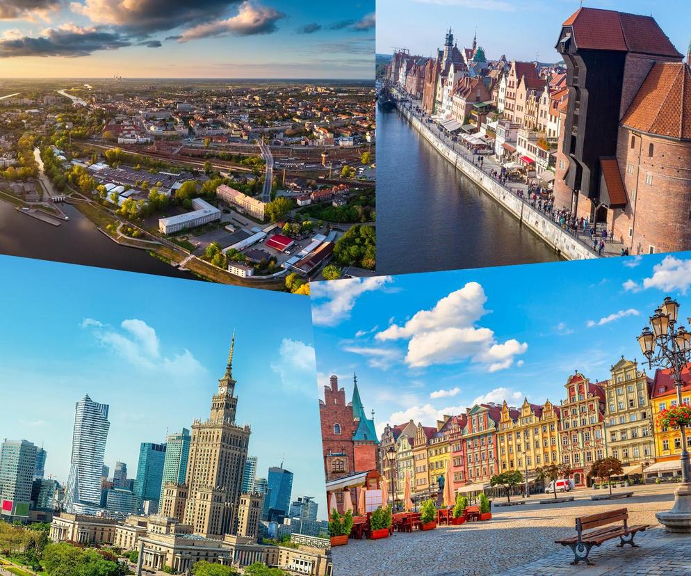 Oto najlepsze miasta do życia w Polsce
