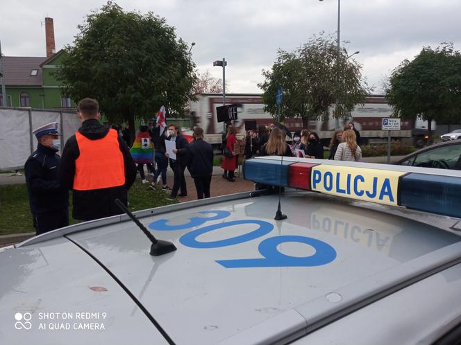 protest na Rondzie Gronowo