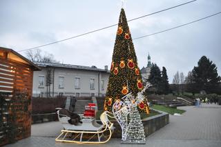 Świąteczne iluminacje na deptaku i Placu Artystów w Kielcach