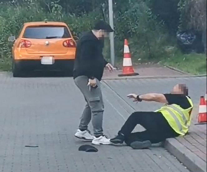 Dostawca jedzenia pobił ochroniarza w Warszawie! Poszło o parkowanie na Ochocie 