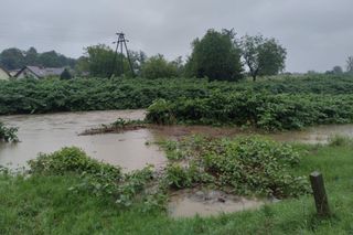 Alarmowy stan rzeki Iłownica