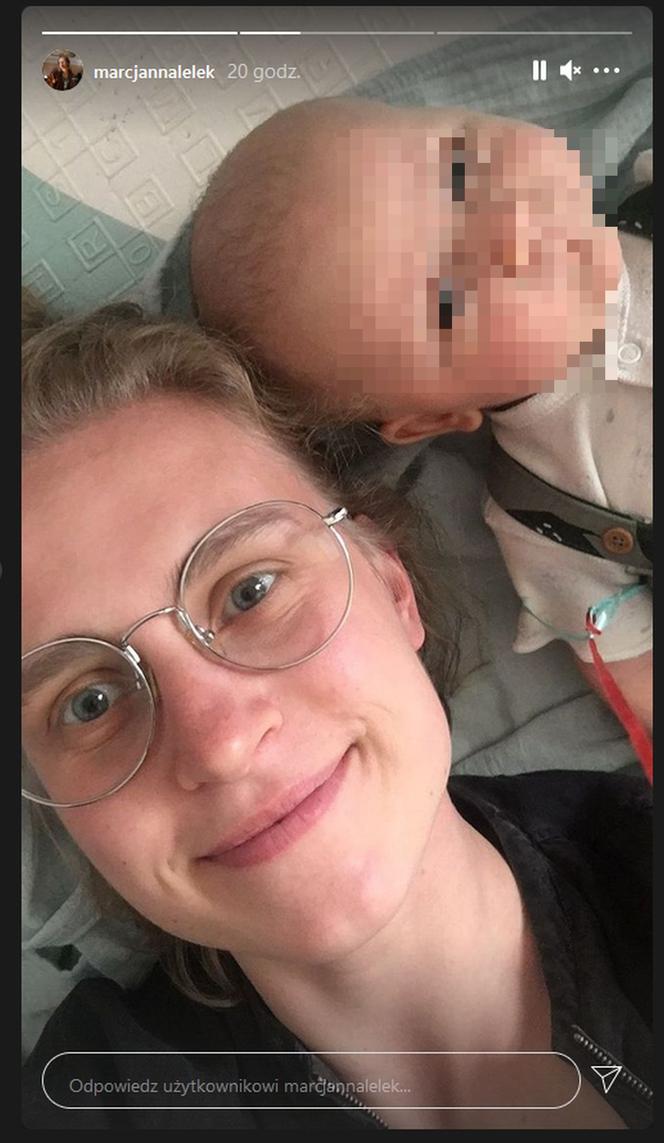 Marcjanna Lelek (Natalka z M jak miłość) pokazła dziecko na Instagramie