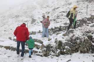 Zima w Tatrach na początku października