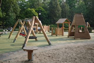 Plac zabaw w Parku Planty