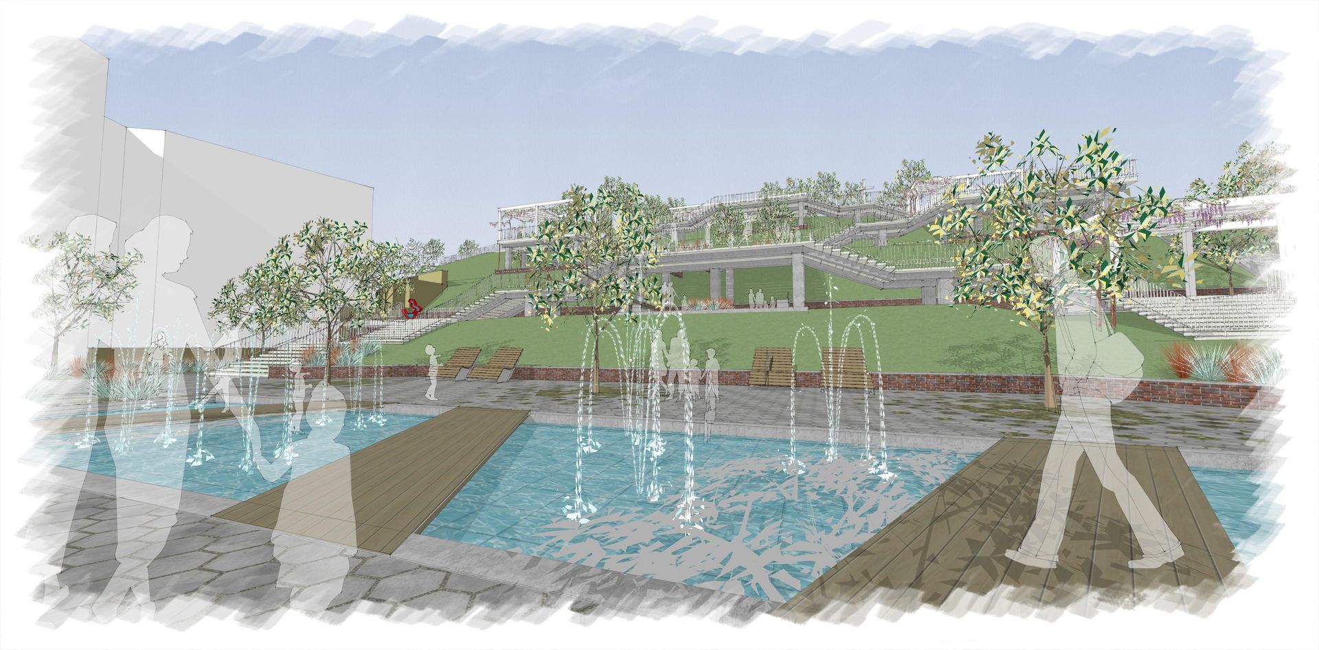 Schody Donikąd - wizualizacje