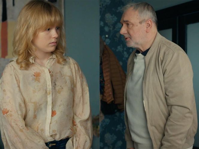 Barwy szczęścia, odcinek 3192: Emilka (Jessica Frankiewicz), Andrzej (Leon Charewicz)