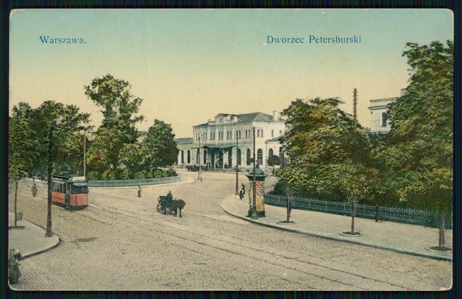 Dworzec Petersburski w Warszawie (1912 r.)