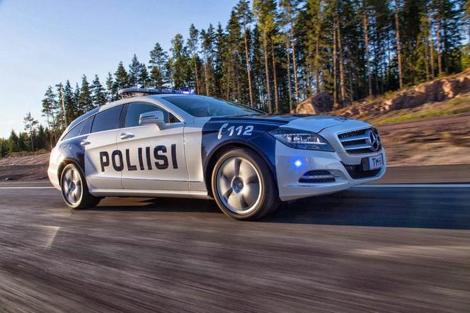 Mercedes CLS Shooting Brake fińskiej policji