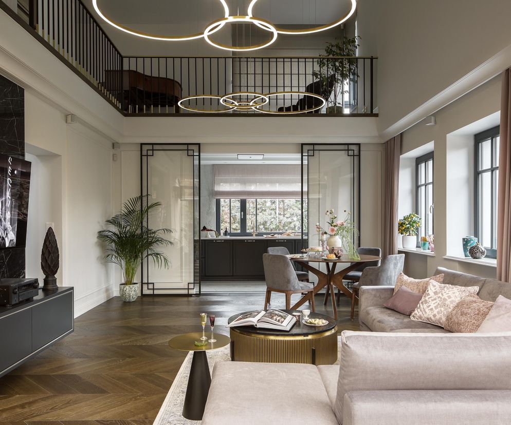 Dom modern classic z akcentami art déco w Krakowie