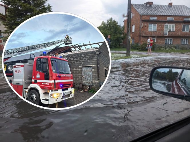 Zalanie i podtopienia po burzach w woj. śląskim