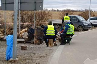 Protest rolników  w Medyce