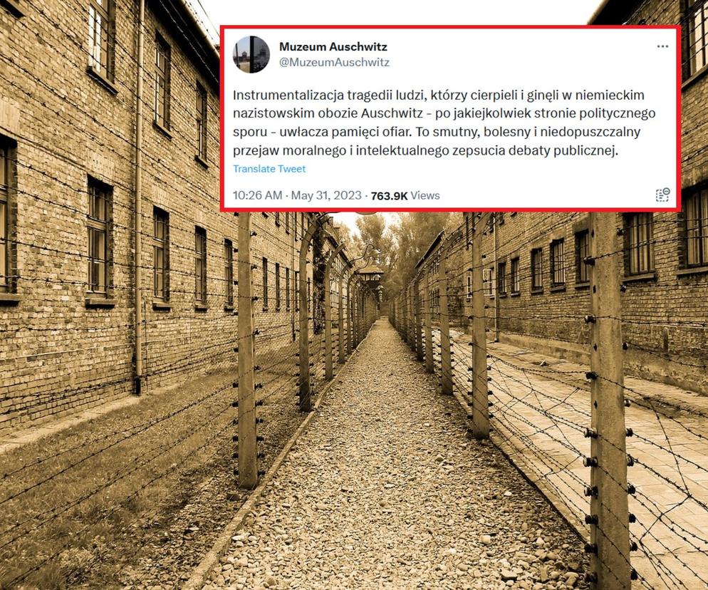Muzeum Auschwitz o spocie politycznym