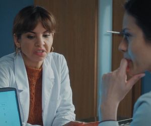 M jak miłość odc. 1867. Aneta (Ilona Janyst), Kasia (Paulina Lasota)