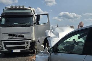 24-latka wjechała pod prąd na S6. Zderzyła się z ciężarówką!