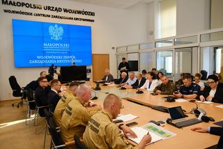 Sztab kryzysowy w Małopolsce po intensywnych burzach
