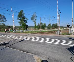 Przejazd kolejowy Starachowice Zachodnie otwarty