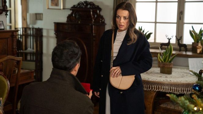 Barwy szczęścia odc. 3200. Kasia (Katarzyna Glinka), Mariusz (Rafał Cieszyński)