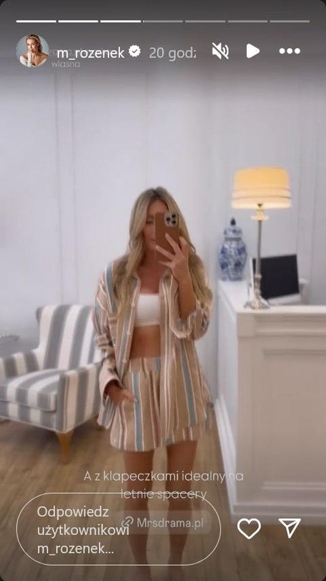 Małgorzata Rozenek-Majdan reklamuje kosztowne piżamki. Wyszlibyście w tym na ulice?