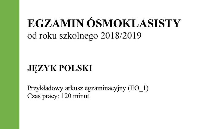 Egzamin ósmoklasisty 2019. Sprawdź przykładowe arkusze