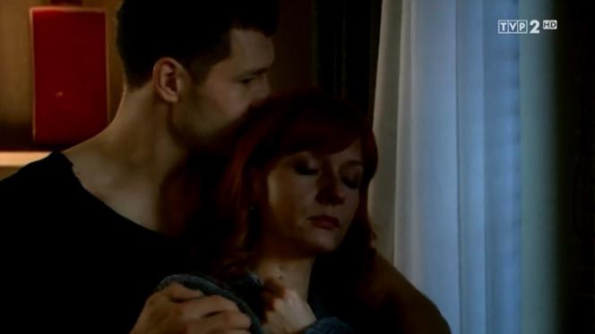 M jak miłość odc. 1137. Agnieszka (Magdalena Walach), Tomek (Andrzej Młynarczyk)