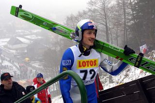 Maciej Kurzajewski i Adam Małysz