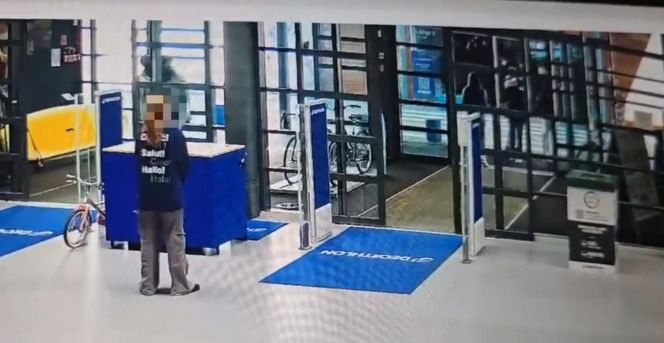 Ukradła i schowała się przed policją za drzewem
