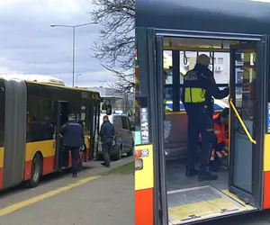 Strażnicy i ratownicy uratowali życie pasażera autobusu