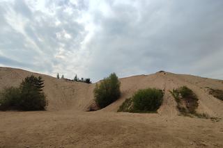 Stare Juchy jak Abu Zabi? Piaskowa góra na Mazurach przypomina egzotyczną pustynię [ZDJĘCIA]