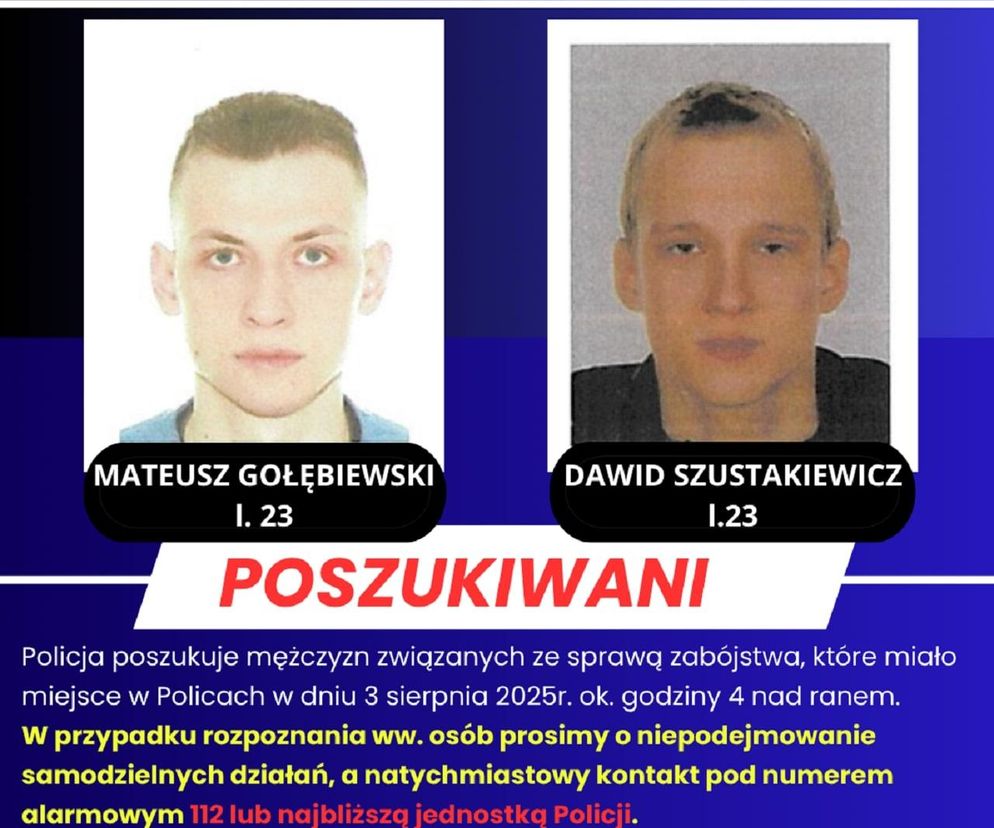 Młody mężczyzna pchnięty nożem pod sklepem monopolowym. Policja szuka dwóch 23-latków