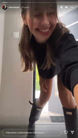 Marcelina Ziętek w domu