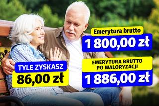 Waloryzacja emerytur 4,8 proc