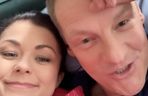 M jak miłość po wakacjach. Kinga (Katarzyna Cichopek) na planie, Piotrek (Marcin Mroczek)