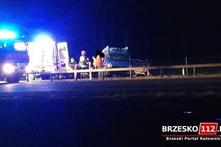 Dramatyczny wypadek na autostradzie A4 w Małopolsce. Lądował śmigłowiec LPR