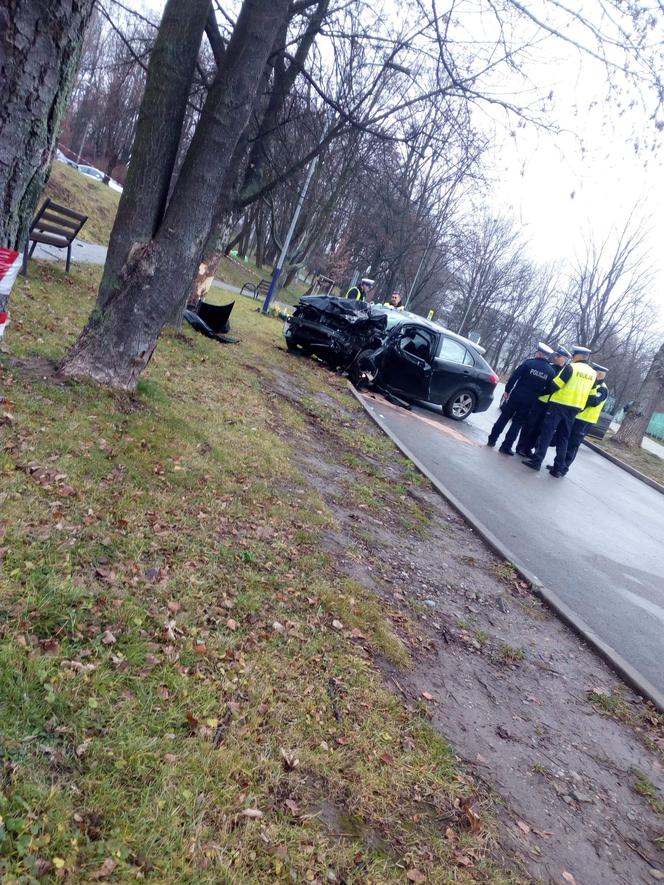 KOSZMARNY wypadek w Krakowie! Młody kierowca zginął na miejscu 