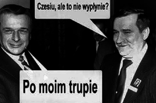 Memy o Wałęsie i Kiszczaku