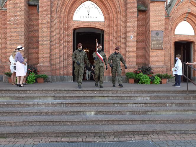 Odsłonięcie tablicy upamiętniającej 100-lecie Cudu nad Wisłą