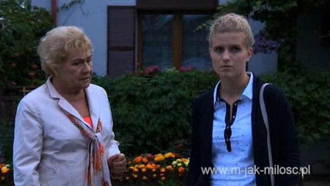 M jak miłość odc. 1171. Natalka (Marcjanna Lelek), Barbara (Teresa Lipowska)