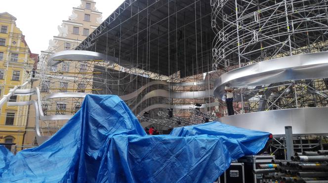 Scena na wrocławskim rynku już nabiera kszatłtów