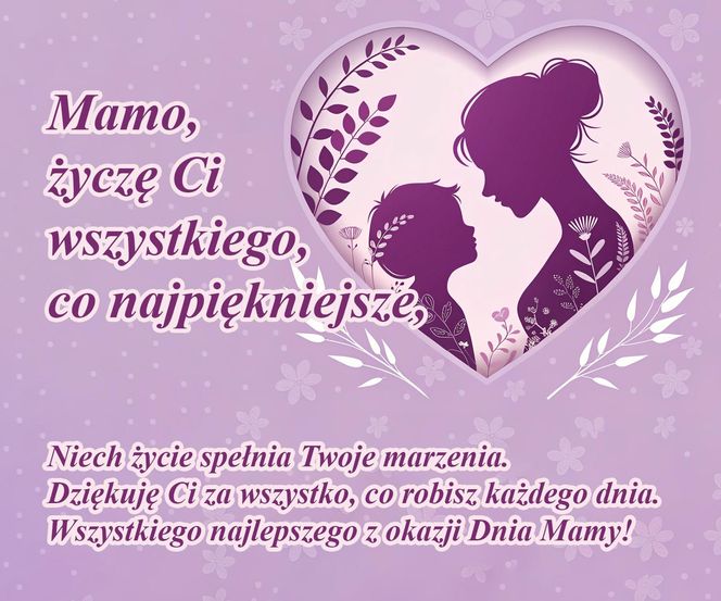 Kartka dla mamy na Dzień Matki