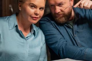 Przyjaciółki 21 sezon. Anka (Magdalena Stużyńska), Paweł (Bartek Kasprzykowski)