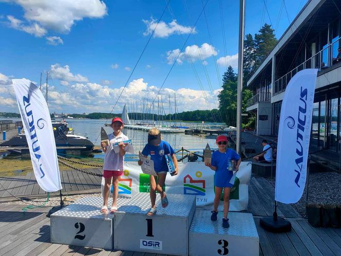 Mali żeglarze z Iławy wrócili z medalami z Olsztyna