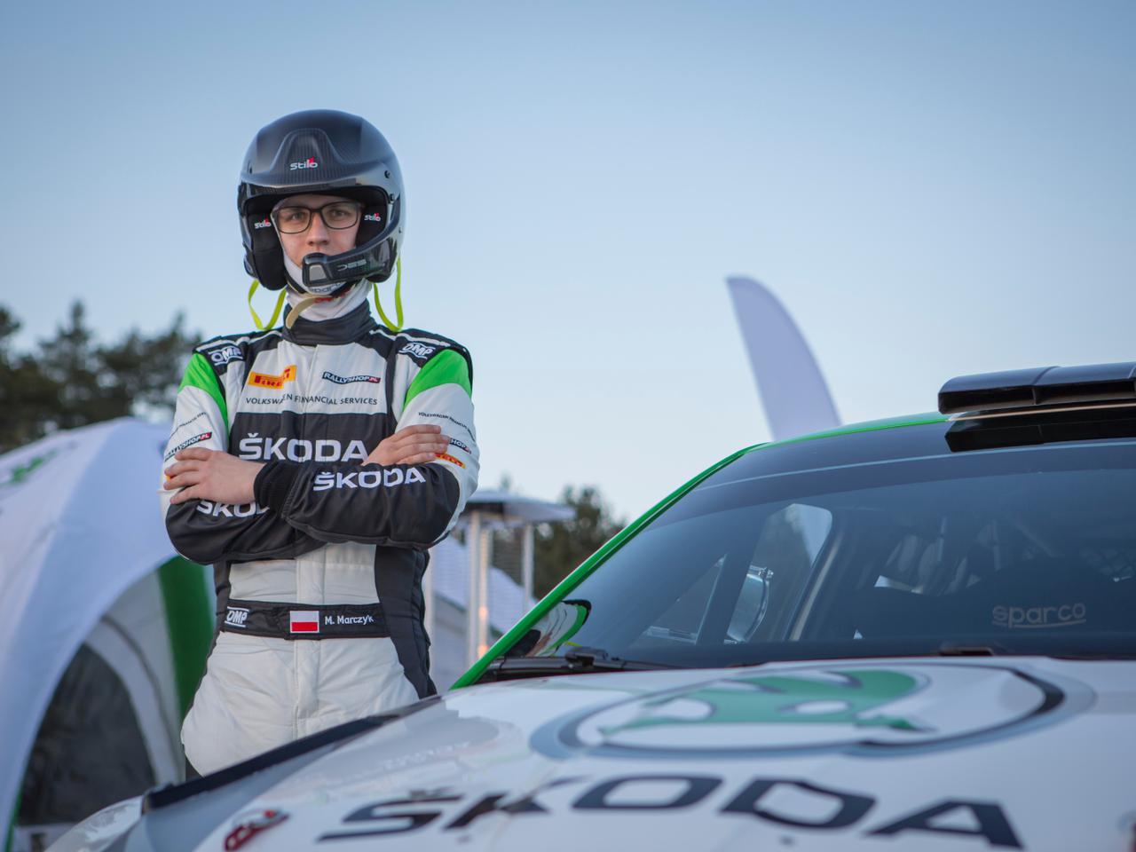 Mikołaj Marczyk kierowca Skoda Polska Motorsport