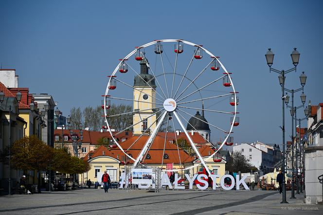 Młyńskie koło wróciło do Białegostoku. Można zobaczyć miasto z wysokości 30 metrów