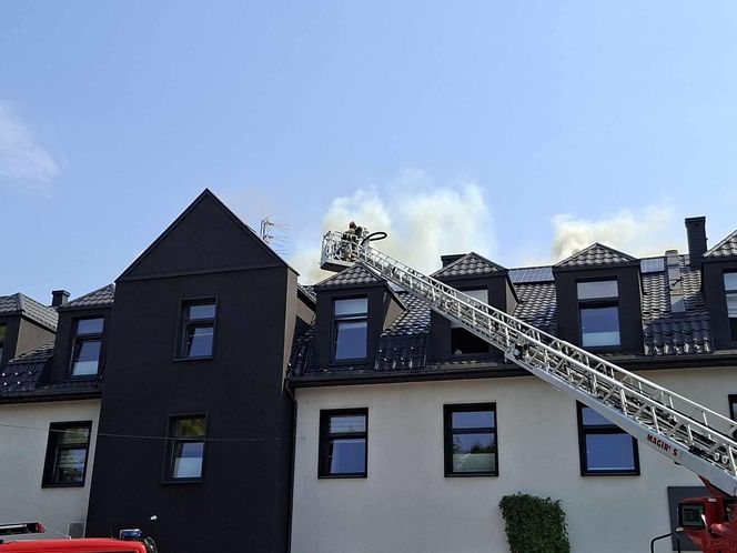 Pożar hotelu "Seanator" w Starachowicach