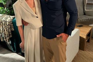 Barwy szczęścia nowy sezon. Sebastian (Marek Krupski), Dominika (Karolina Chapko) na planie