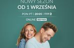 Barwy szczęścia nowy sezon. Asia (Anna Gzyra-Augustynowicz), Hubert (Marek Molak)