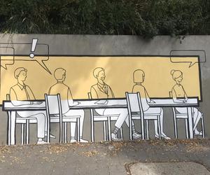 Mural niepełnosprawności na Kalinowszyźnie w Lublinie