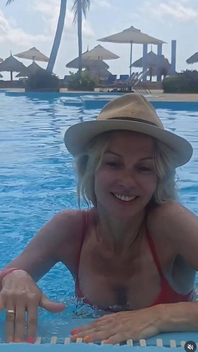 Małgorzata Opczowska była na rajskich wakacjach