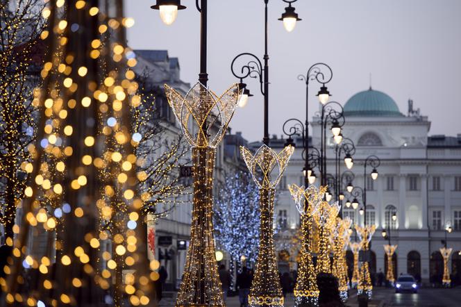 Świąteczna iluminacja Warszawy 2016/2017