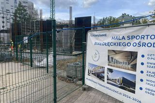 Nowa hala sportowa powstaje na Białołęce (wrzesień 2025)